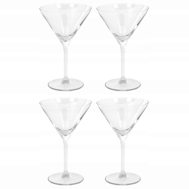 Komplet kieliszków Excellent Houseware do martini 260 ml 4 szt (8719987134470) - obraz 1