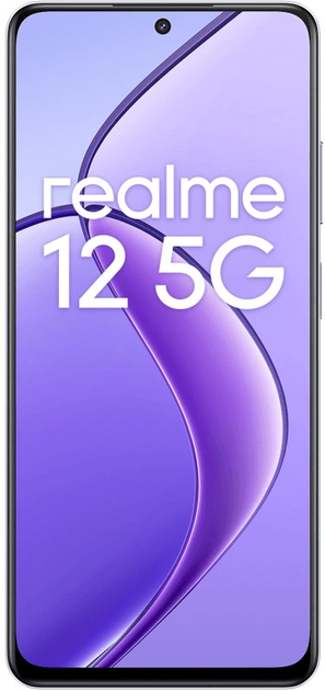 Мобільний телефон Realme 12 5G 8/256GB Twilight Purple (RMX3999) (863155071506917) - Уцінка - зображення 2
