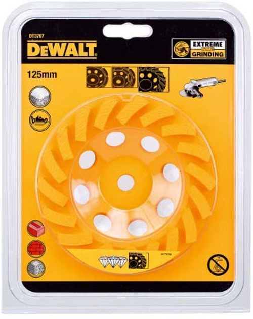 Алмазна чашка для шліфування DeWalt Extreme Turbo 125 мм (5035048085509) - зображення 2