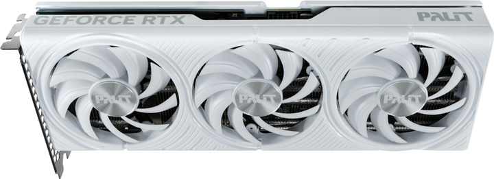 Karta graficzna Palit PCI-Ex GeForce RTX 5070 White OC 12GB GDDR7 (192bit) (2527/28000) (HDMI, 3 x DisplayPort) (NE75070U19K9-GB2050W) - obraz 2