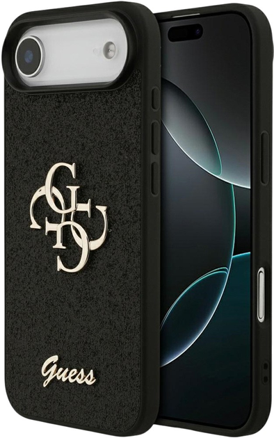 Панель Guess Fixed Glitter Big 4G для Apple iPhone Air Black (GUHCP17MHG4SGK) - зображення 4