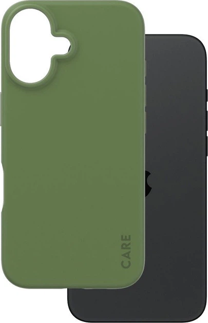Etui plecki Panzer Glass CARE Fashionable Case do Apple iPhone 16 Green (5715685004674) - obraz 2