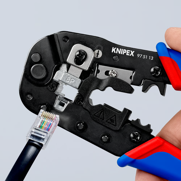 Narzędzie Knipex do zaciskania złączy typu Western (4003773087908) - obraz 15