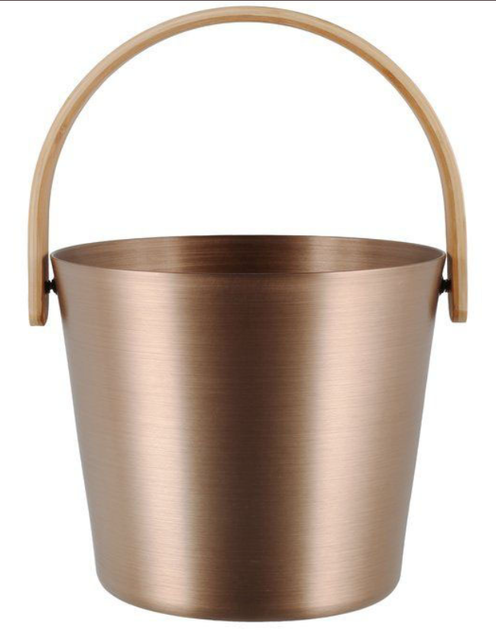 Wiadro SAUNA BUCKET CHAMPAGNE RENTO (6410412257086) - obraz 1