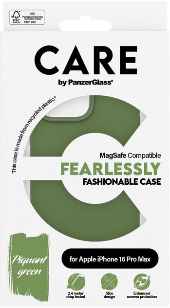 Etui plecki Panzer Glass CARE Fashionable Case MagSafe do Apple iPhone 16 Pro Max (5715685004537) - obraz 3