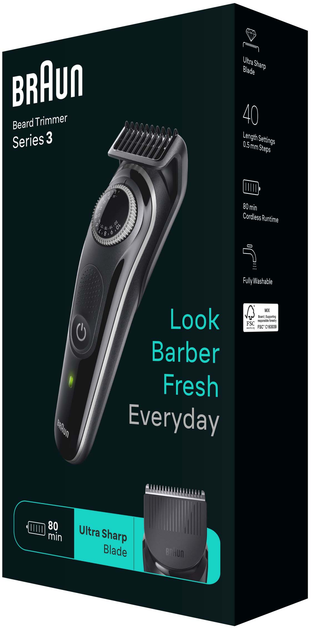 Trymer Braun BeardTrimmer BT3440 - obraz 2