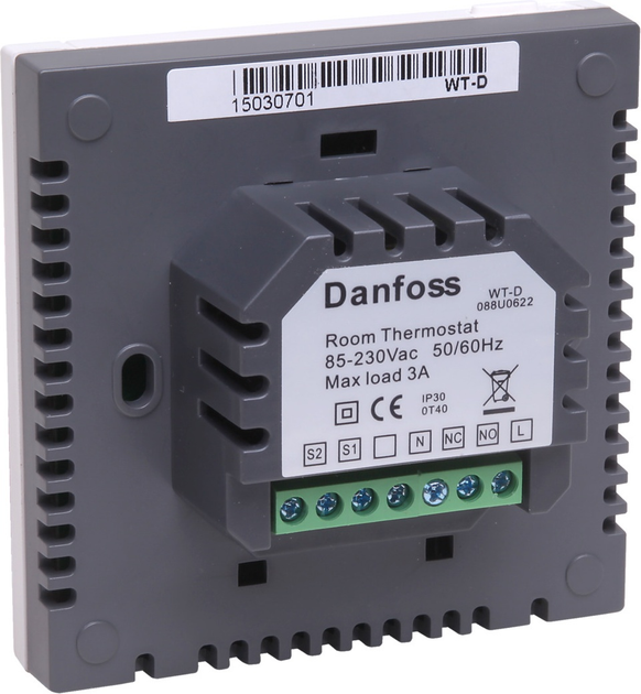 Termostat do ogrzewania podłogowego Danfoss Basic Plus 2 WT-D 088U0622 (000051343380) - obraz 3