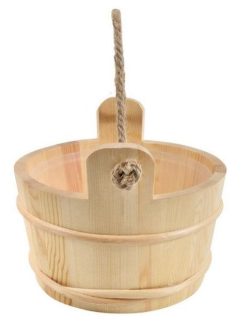 Wiadro SAUNA BUCKET WITH LADLE (5 L) (4772013000440) - obraz 3