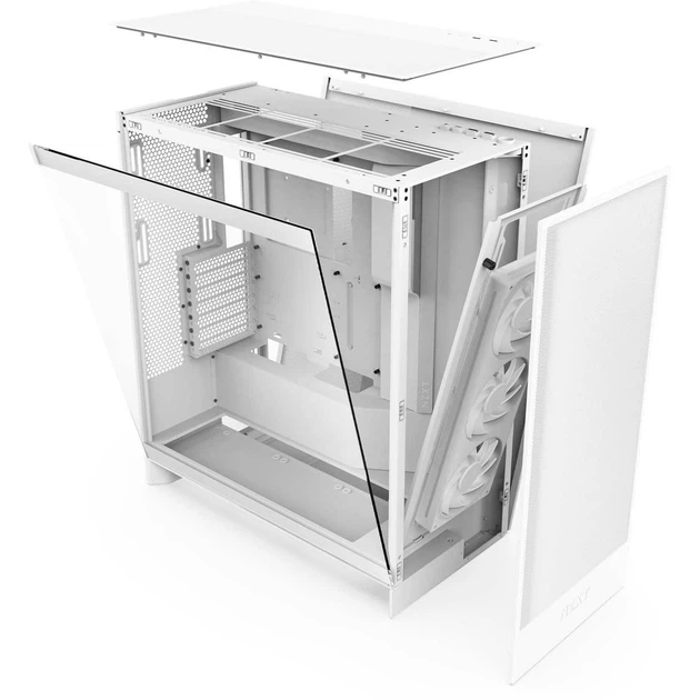 Корпус NZXT H7 Flow без БП White (CM-H72FW-01) - изображение 9