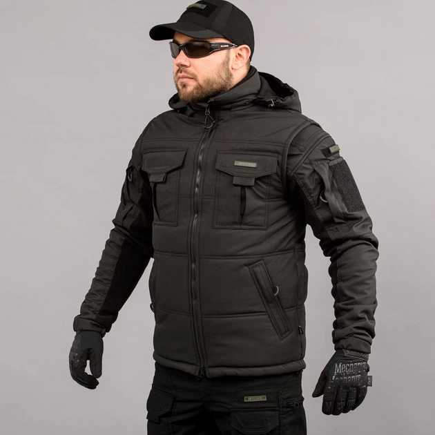 Жилетка утеплённая Armoline ANTITERROR II Black. 2XL - изображение 2