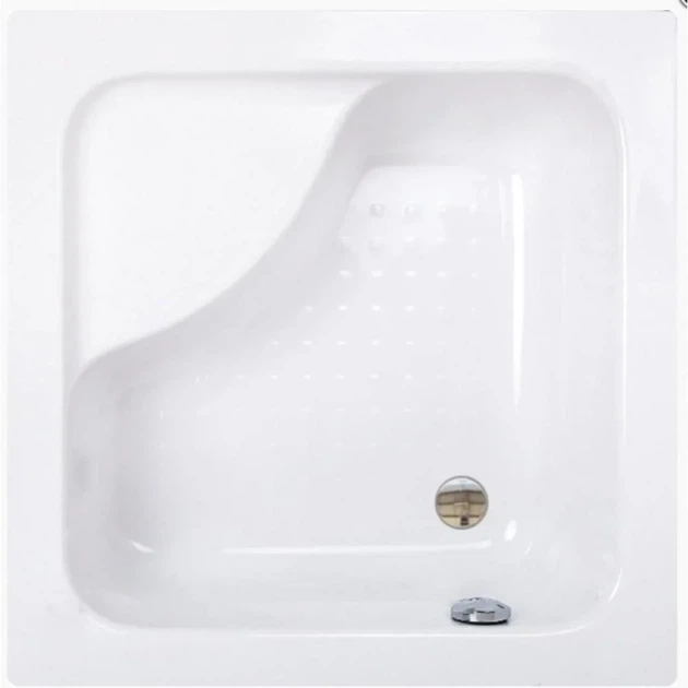 Акриловий піддон для душу Shower MINA SW-6078 90x90x45 см глибокий квадратний глибокий (C15263) - зображення 3
