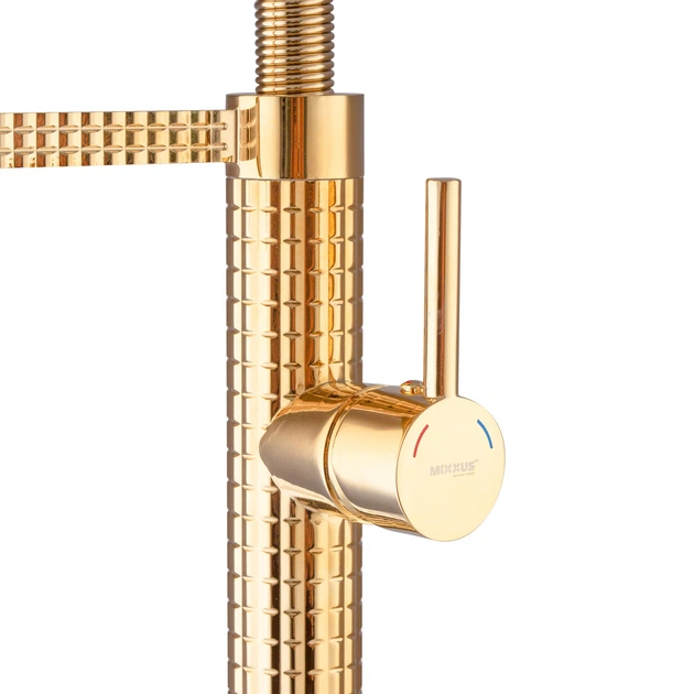 Змішувач для кухні MIXXUS PREMIUM SPARK 017 GOLD (Колір золото) (MI6972) - изображение 7
