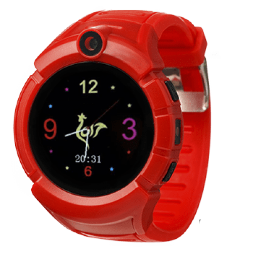 Детские телефон-часы с GPS трекером UWatch Q610 красный - изображение 4