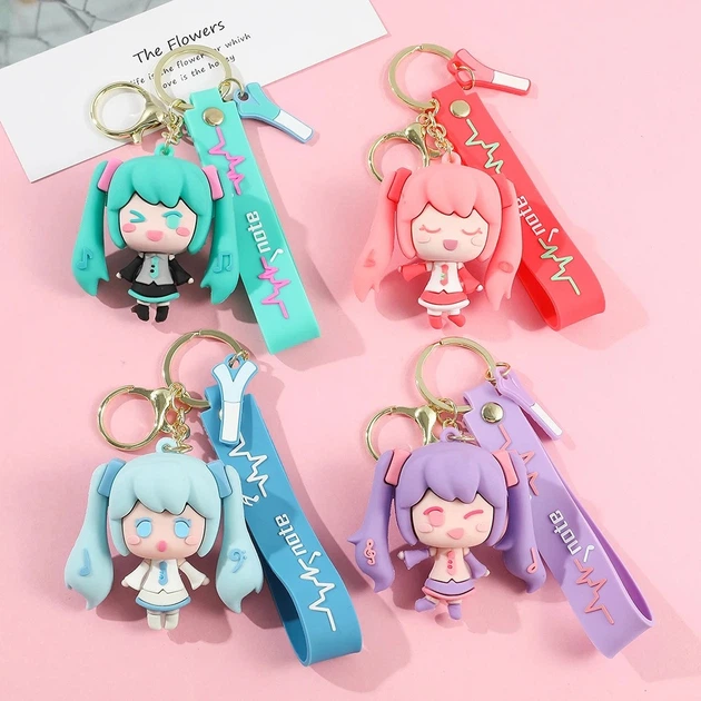 Брелок Hatsune Miku Аниме фигурка 6 см Хацуне Мику - изображение 3