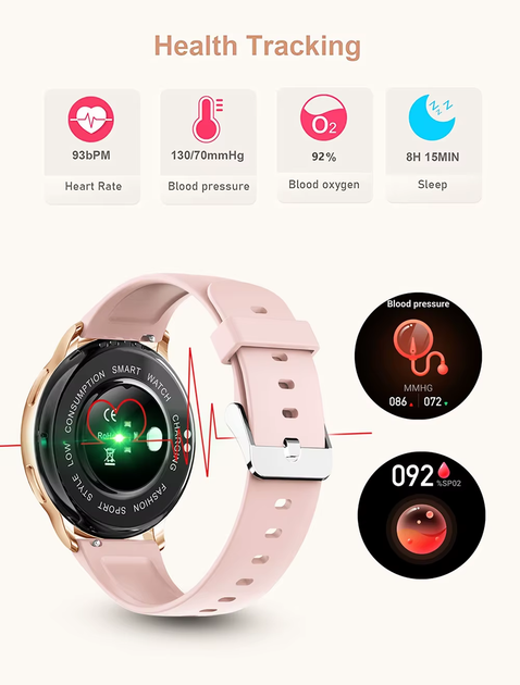 Жіночі смарт-годинник з можливістю дзвінків Smart Mevaden Black + додатковий ремінець - Фото 2 Жіночі смарт-годинник з можливістю дзвінків Smart Mevaden Black + додатковий ремінець - изображение 2