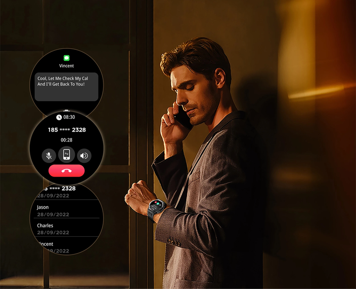 Смарт-годинник Smart Expedition Pro чоловічий розумний годинник IP68/5ATM з ліхтариком - изображение 8