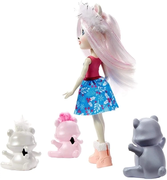 Игровой набор Enchantimals Family Семья Белой Медведицы Пристины GJX47 - Фото 4 Игровой набор Enchantimals Family Семья Белой Медведицы Пристины GJX47 - изображение 4