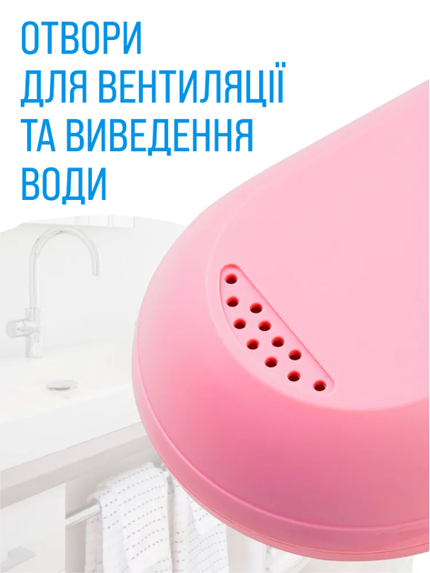 Футляр для электрощетки oral b soocas philips oclean xiaomi mijia универсальный дорожный бокс box чехол Розовый - изображение 4