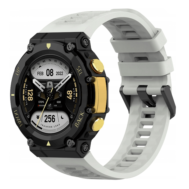 Ремешок для Amazfit T-Rex 2 с отвертками на xiaomi амазфит т-рекс 2 браслет t rex 2 Серый (Gray) - Фото 5 Ремешок для Amazfit T-Rex 2 с отвертками на xiaomi амазфит т-рекс 2 браслет t rex 2 Серый (Gray) - изображение 5