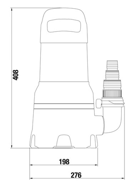 Насос занурювальний для брудної води Gardena 25000 (09046-20.000.00) - зображення 4