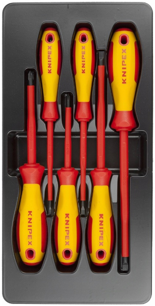 Zestaw śrubokrętów Knipex VDE Phillips izolowanych 6 szt. (00 20 12 V01) - obraz 3