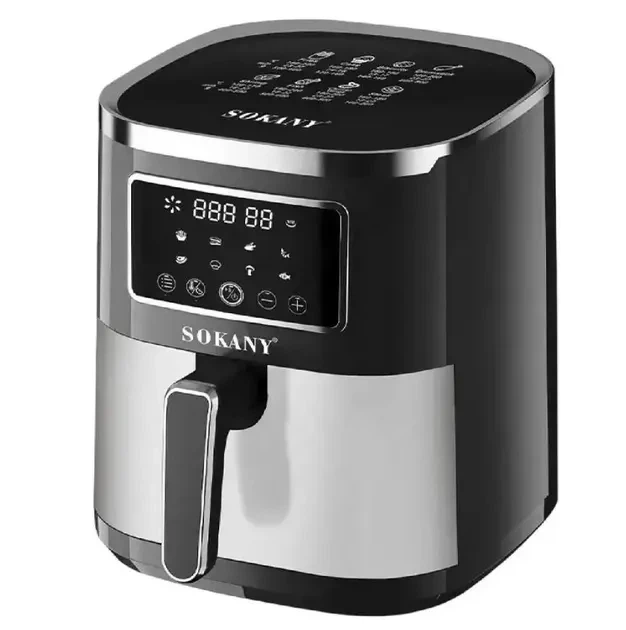 Аерофритюрниця Sokany SK-10052 Чорний SK-10052 - Фото 1 Аерофритюрниця Sokany SK-10052 Чорний SK-10052 - изображение 1
