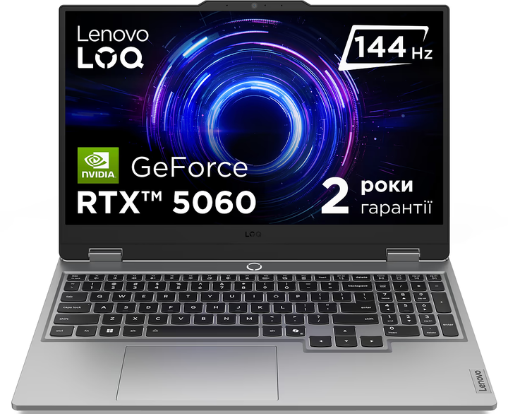 Ноутбук Lenovo LOQ 15IRX10 (83JE00GYRA) Luna Grey / 15.6