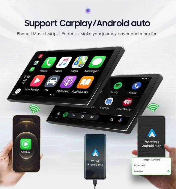 Штатная автомагнитола Hizpo для Renault Clio 2012-2016 / 10.1" / Сенсорная / 4/32Гб / Android 12 / Apple CarPlay / Android Auto / Bluetooth / WI-FI / GPS / FM / AM / DAB+ / 2DIN - изображение 2