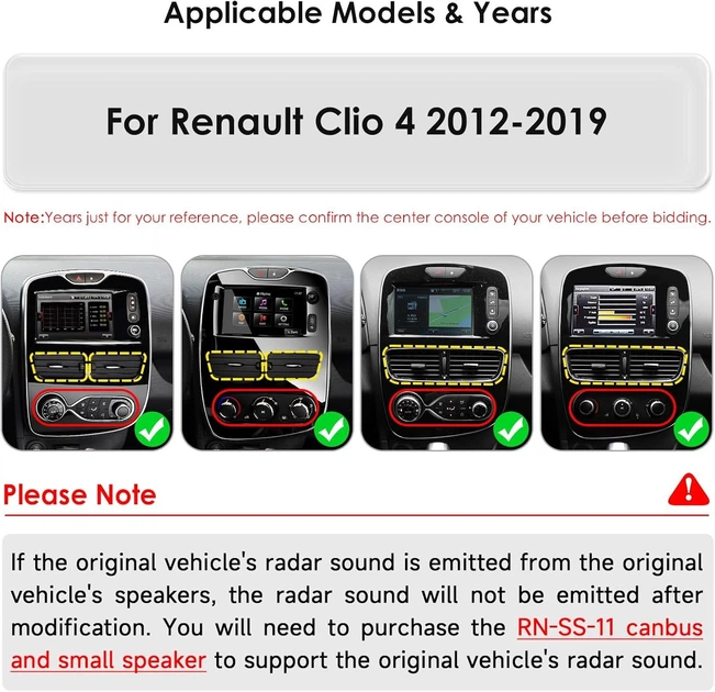 Штатная автомагнитола Hizpo для Renault Clio 2012-2016 / 10.1" / Сенсорная / 4/32Гб / Android 12 / Apple CarPlay / Android Auto / Bluetooth / WI-FI / GPS / FM / AM / DAB+ / 2DIN - изображение 3