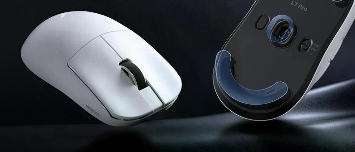 Игровая Мышь MCHOSE L7 ULTRA White 8000Hz Беспроводная