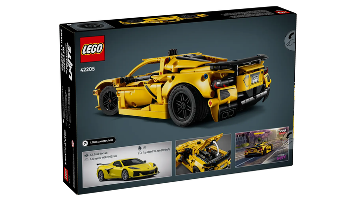 Конструктор Lego Chevrolet Corvette Stingray Technic 42205 - изображение 8