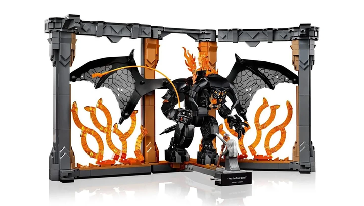 Конструктор Lego Властелин Колец Balrog Book Nook Icons 10367 - изображение 4