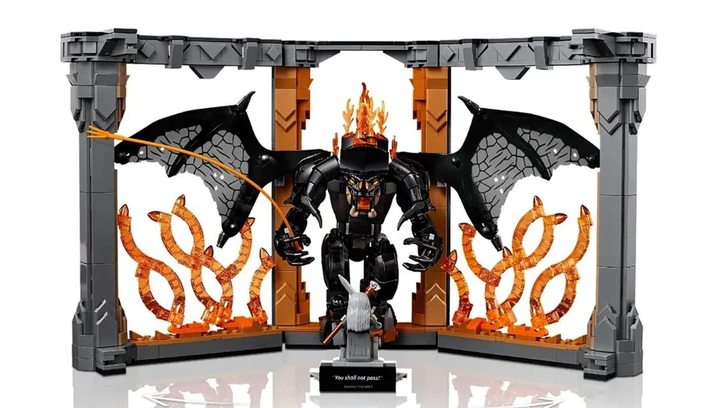 Конструктор Lego Властелин Колец Balrog Book Nook Icons 10367 - изображение 6