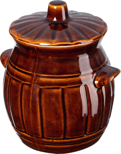 Beczka kamionkowa Kadax Helios z pokrywką 2.7 l (5903699479940) - obraz 1