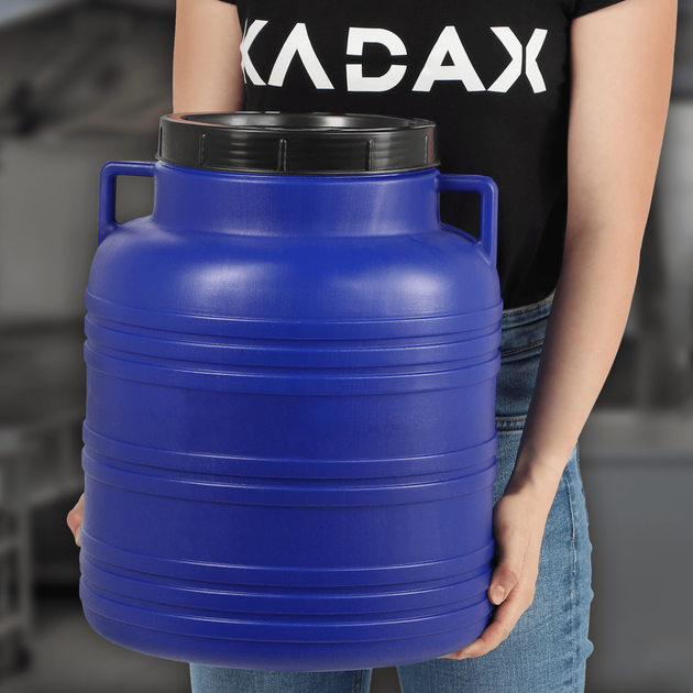 Beczka plastikowa do kiszenia Kadax Odda niebieska 30 l (5903699432617) - obraz 3