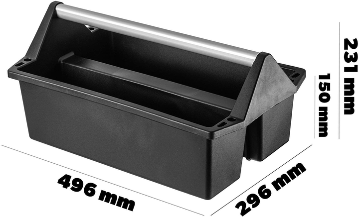 Nosidło na narzędzia Kadax Halden czarne 49.6 x 29.6 x 23.1 cm (5903699457054) - obraz 2