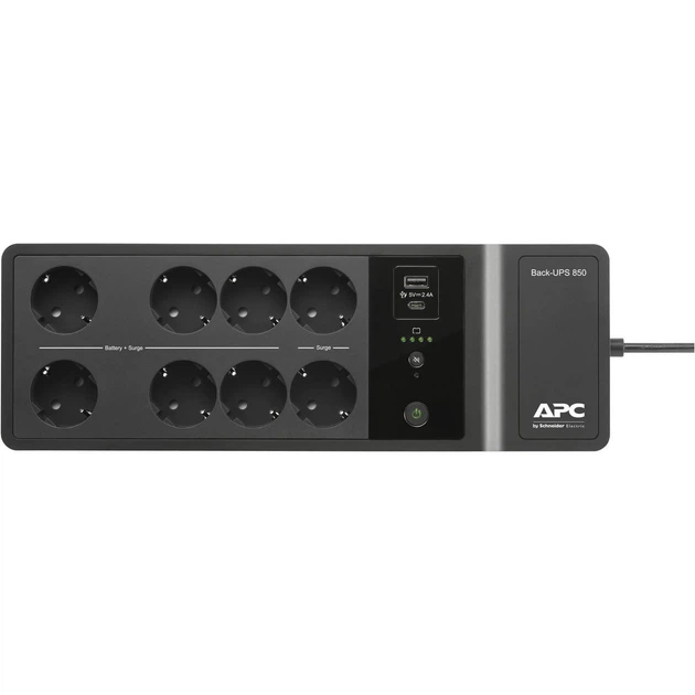 Источник бесперебойного питания APC 850 ВА / 520 Вт / 7 А*ч (BE850G2-GR) - изображение 3