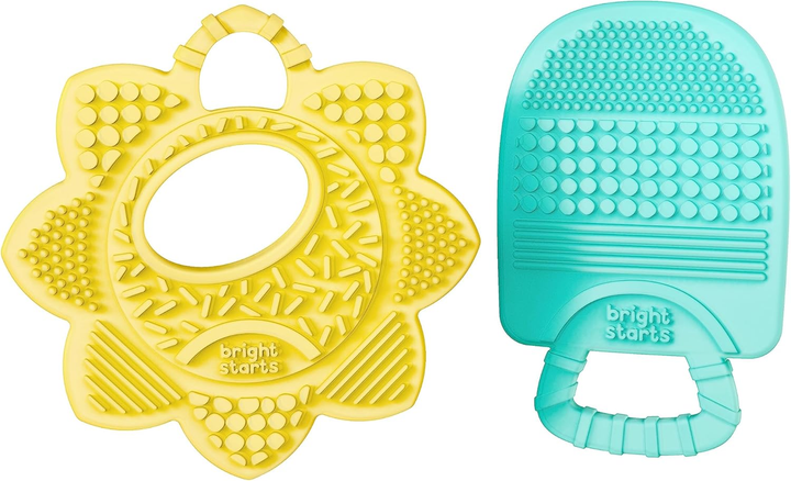 Прорізувач Bright Starts Sunny Soothers від 3 місяців 2 шт (12503) (74451125032) - зображення 1