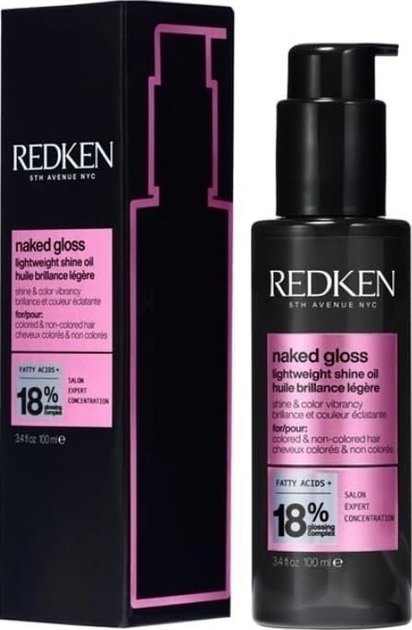 Olejek do włosów Redken Naked Gloss Lightweight Shine Oil 100 ml (3474637286538) - obraz 2
