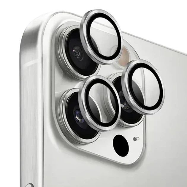 Защитное стекло Epik Metal Classic на камеру (в упак.) для Apple iPhone 17 Pro (6.3") / 17 Pro Max (6.9") Серебряный / Silver - Фото 6 Защитное стекло Epik Metal Classic на камеру (в упак.) для Apple iPhone 17 Pro (6.3") / 17 Pro Max (6.9") Серебряный / Silver - изображение 6