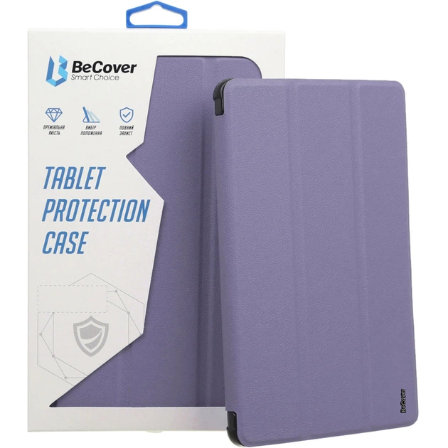 Чохол до планшета BeCover Tri Fold Soft TPU Silicone Apple iPad Pro 12.9 2020/2021/2022 Purple (7117 - зображення 6