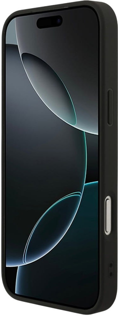Панель Guess Fixed Glitter Big 4G для Apple iPhone 17 Pro Black (GUHCP17LHG4SGK) - зображення 3