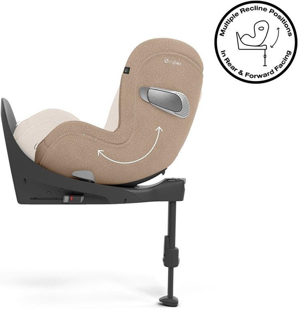 Fotelik samochodowy Cybex Sirona T i-Size Plus Ozy Beige Platinum (4063846405404) - obraz 3