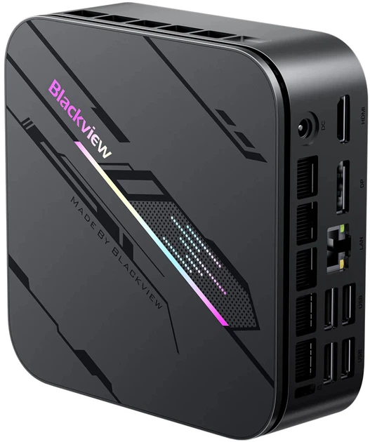 Неттоп Blackview Mini PC MP100 PRO (MP100 PRO I5 16GB+1TB) Black - зображення 5