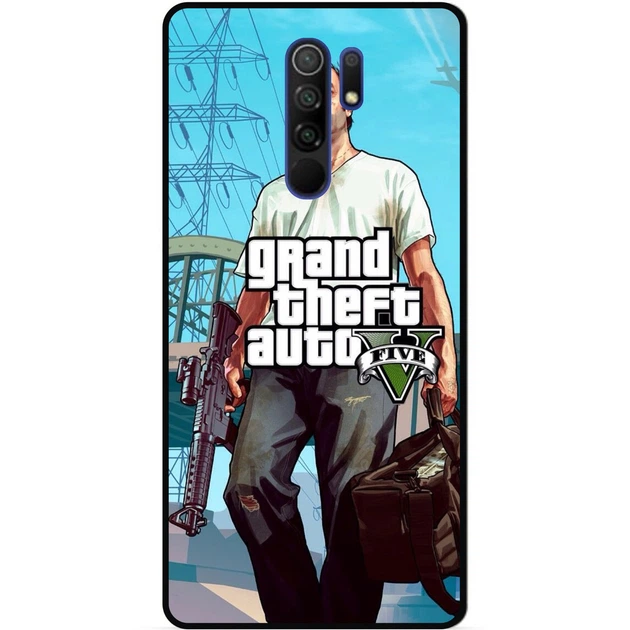 Силиконовый чехол бампер Candy для Xiaomi Redmi 9 с рисунком ГТА GTA - Фото 1 Силиконовый чехол бампер Candy для Xiaomi Redmi 9 с рисунком ГТА GTA - изображение 1