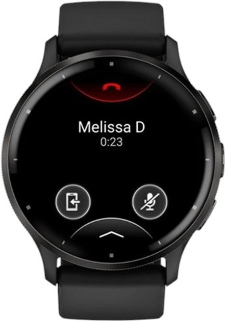 Смарт-годинник Garmin Venu 3 Slate Stainless Steel Bezel with Black Case and Silicone Band (010-02784-01) - зображення 2