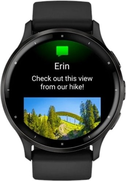 Смарт-годинник Garmin Venu 3 Slate Stainless Steel Bezel with Black Case and Silicone Band (010-02784-01) - зображення 4
