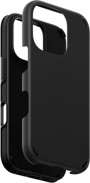 Панель CARE by PanzerGlass Feature Case Double Defense Black для Apple iPhone 16 Pro (5715685003967) - зображення 1
