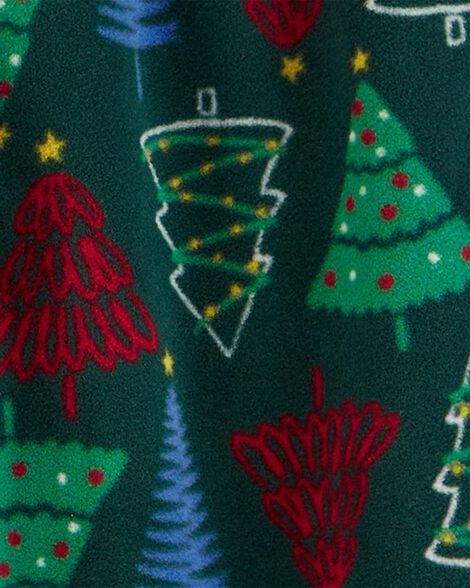 Пижамные штаны Kid Christmas Tree Pull-On Fleece Pajama Pants, размер 8 Картерс, рост 128 - изображение 3