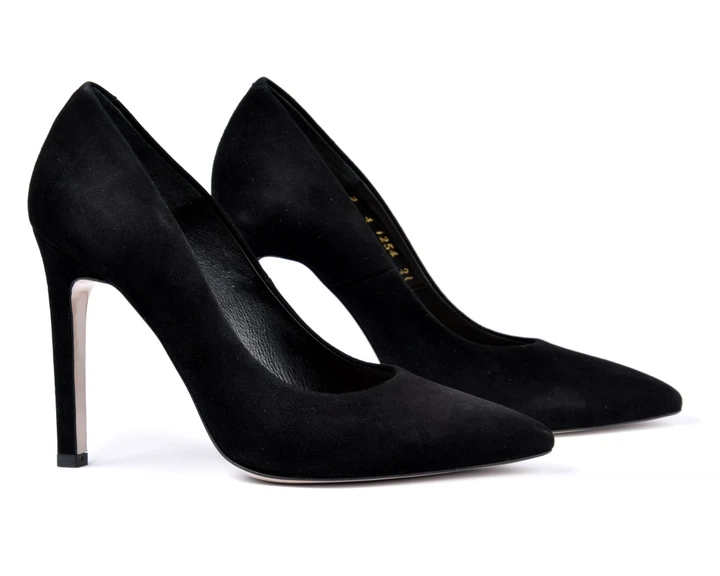 Туфлі човники жіночі Bravo Moda 1254/Czarny zamsz 40 Чорний - Фото 2 Туфлі човники жіночі Bravo Moda 1254/Czarny zamsz 40 Чорний - изображение 2